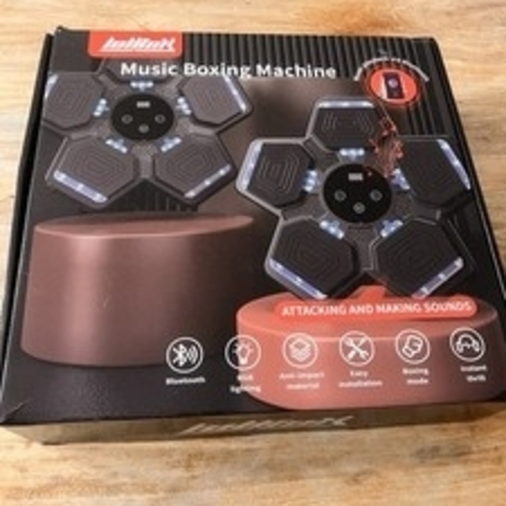 Music Boxing Machine - Black and Brown